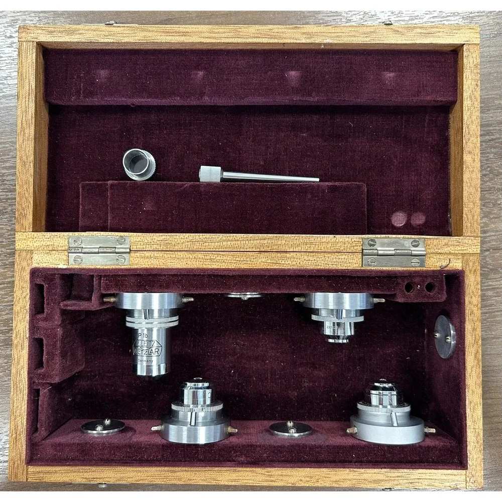 Leitz Wetzlar Set Of 4 Microscope Objective